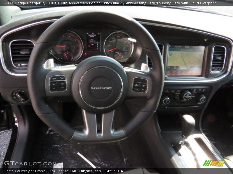 Pitch Black / Anniversary Black/Foundry Black with Cloud Overprint 2014 Dodge Charger R/T Plus 100th Anniversary Edition