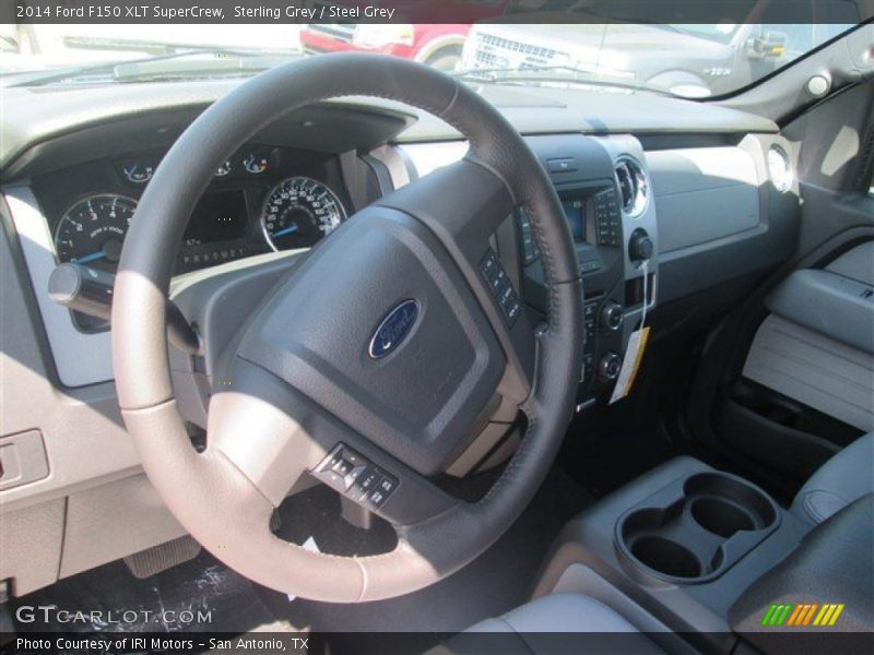 Sterling Grey / Steel Grey 2014 Ford F150 XLT SuperCrew