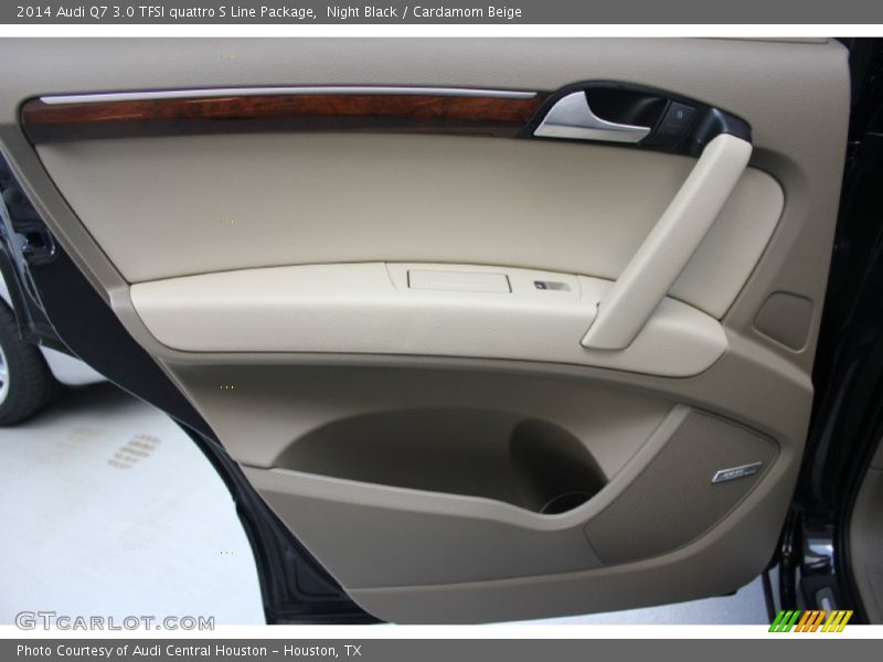 Night Black / Cardamom Beige 2014 Audi Q7 3.0 TFSI quattro S Line Package