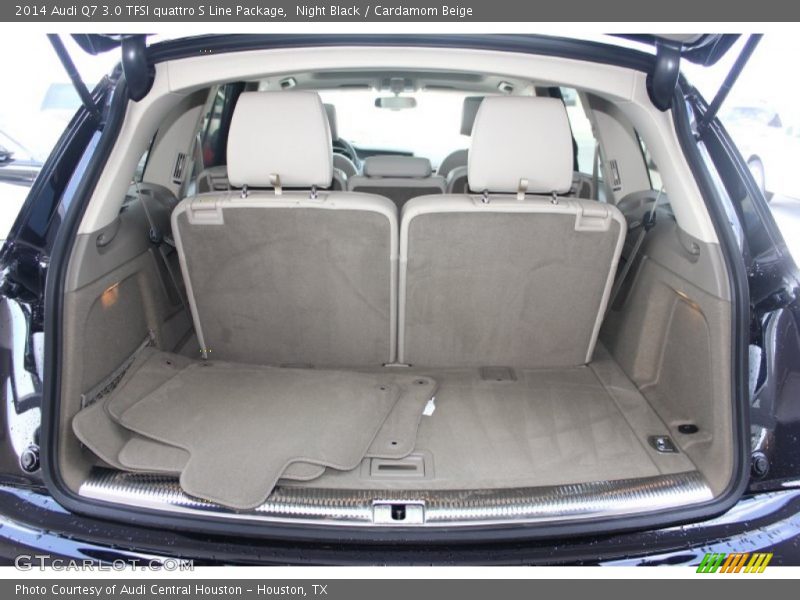 Night Black / Cardamom Beige 2014 Audi Q7 3.0 TFSI quattro S Line Package