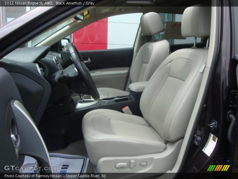 Black Amethyst / Gray 2012 Nissan Rogue SL AWD
