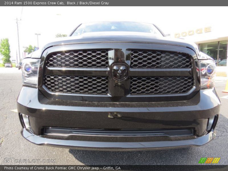 Black / Black/Diesel Gray 2014 Ram 1500 Express Crew Cab