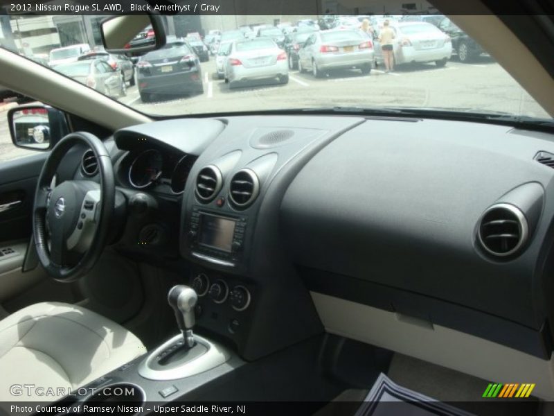 Black Amethyst / Gray 2012 Nissan Rogue SL AWD
