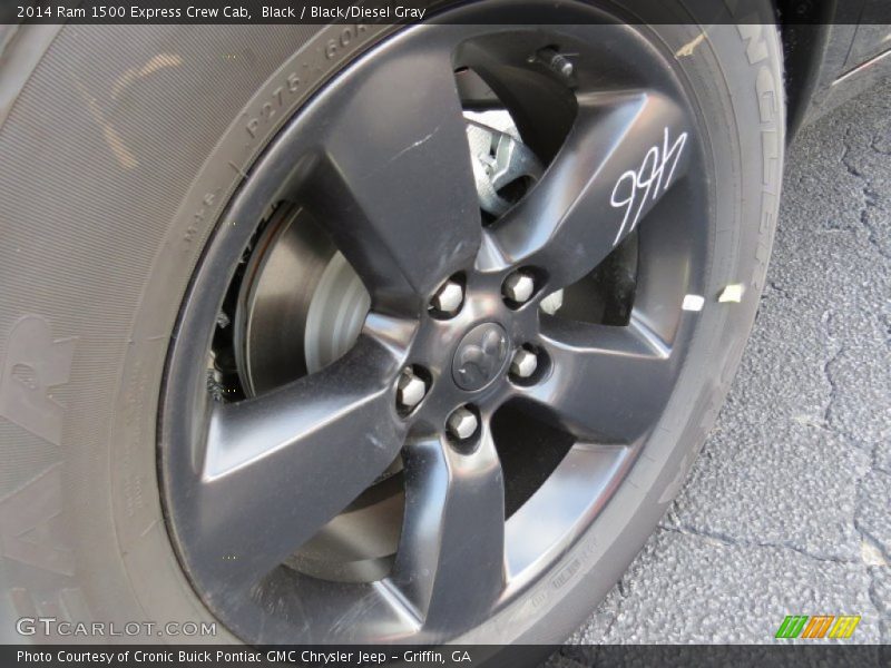 Black / Black/Diesel Gray 2014 Ram 1500 Express Crew Cab