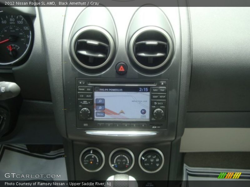 Black Amethyst / Gray 2012 Nissan Rogue SL AWD