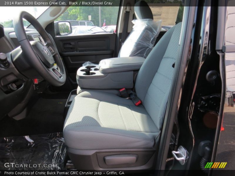 Black / Black/Diesel Gray 2014 Ram 1500 Express Crew Cab