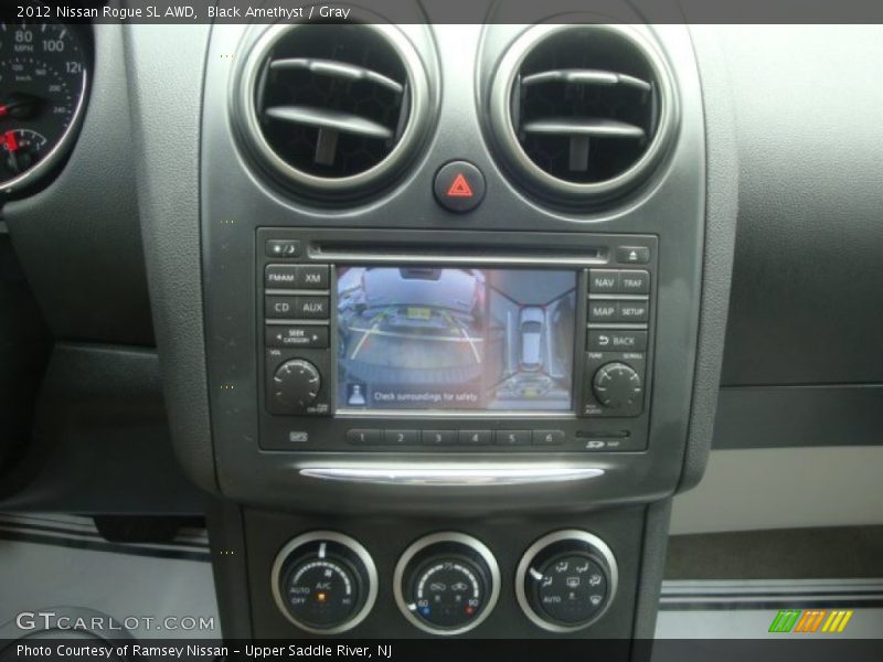 Black Amethyst / Gray 2012 Nissan Rogue SL AWD