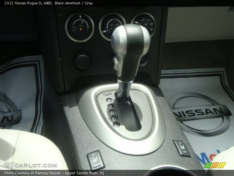 Black Amethyst / Gray 2012 Nissan Rogue SL AWD