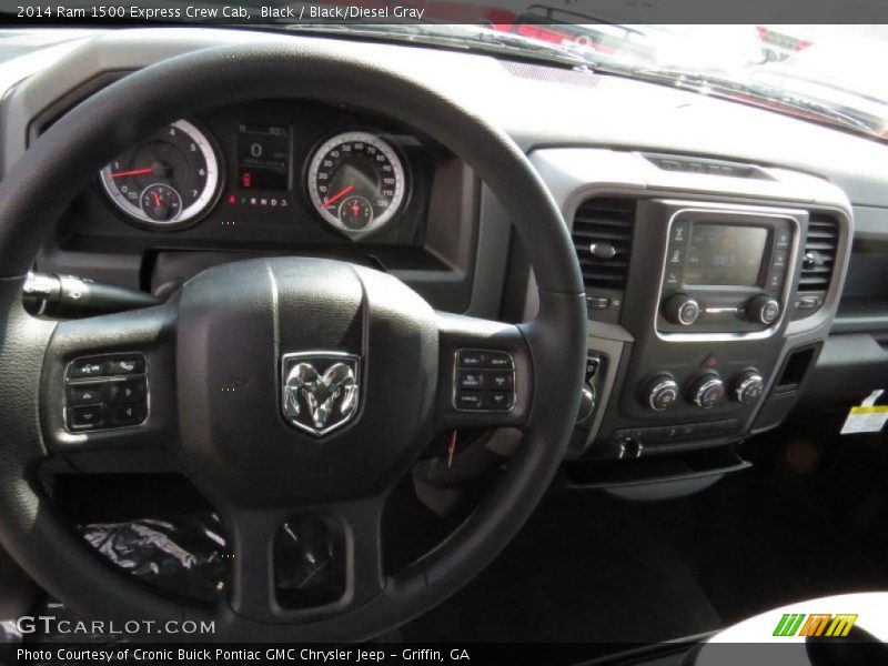 Black / Black/Diesel Gray 2014 Ram 1500 Express Crew Cab