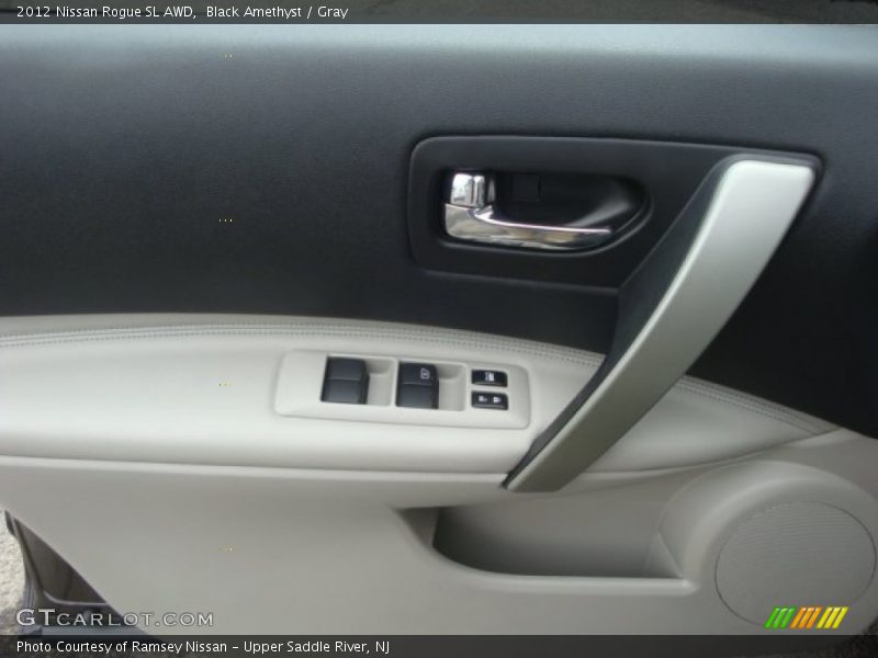 Black Amethyst / Gray 2012 Nissan Rogue SL AWD