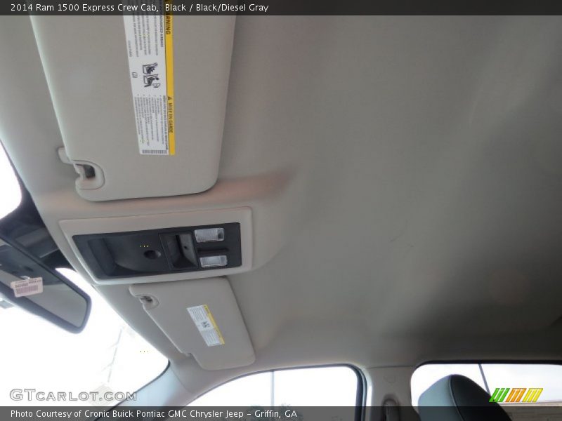 Black / Black/Diesel Gray 2014 Ram 1500 Express Crew Cab