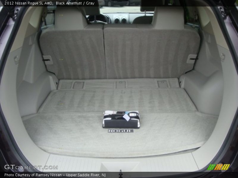 Black Amethyst / Gray 2012 Nissan Rogue SL AWD
