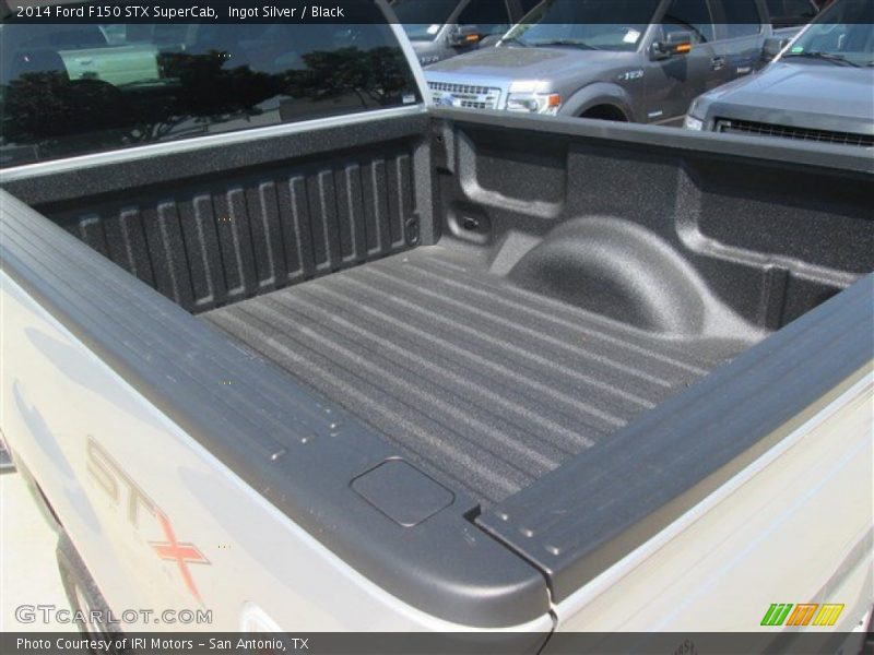 Ingot Silver / Black 2014 Ford F150 STX SuperCab