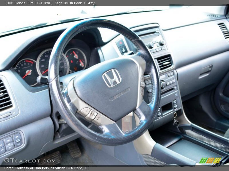 Sage Brush Pearl / Gray 2006 Honda Pilot EX-L 4WD