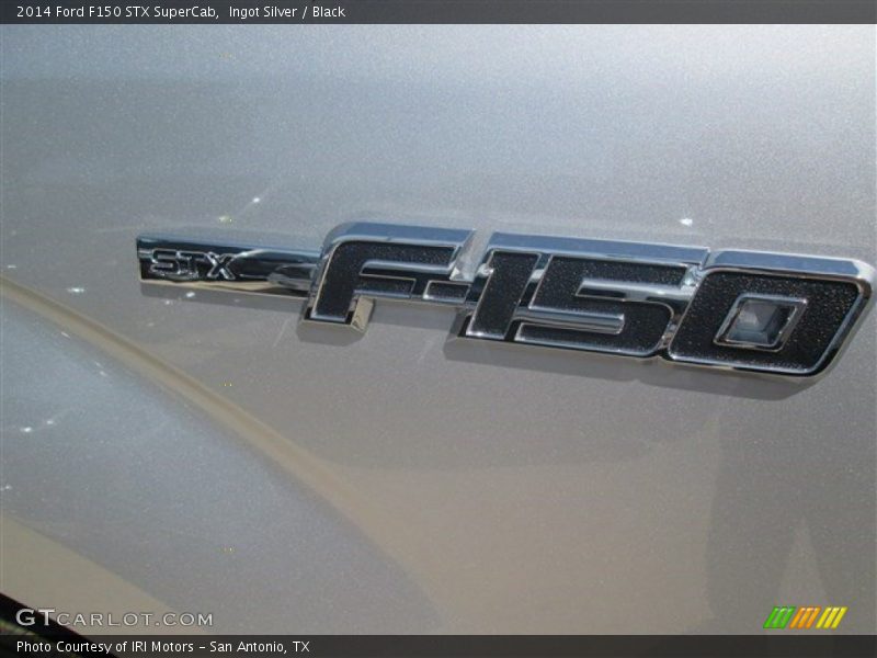 Ingot Silver / Black 2014 Ford F150 STX SuperCab
