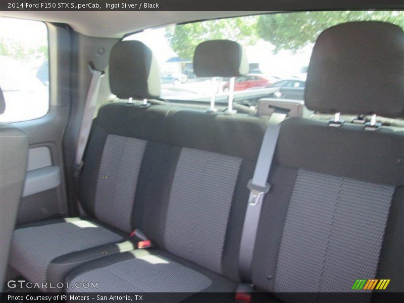 Ingot Silver / Black 2014 Ford F150 STX SuperCab