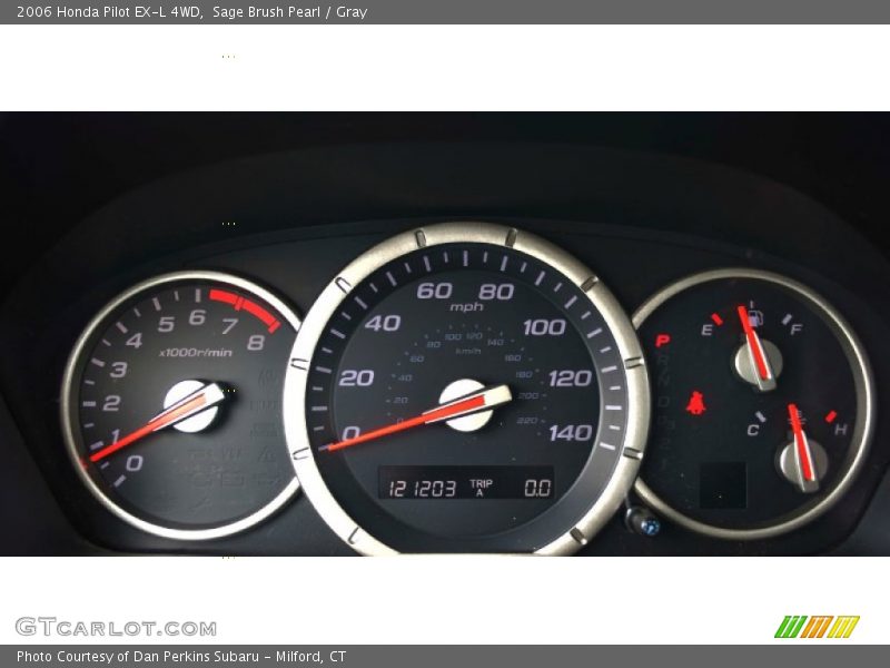 Sage Brush Pearl / Gray 2006 Honda Pilot EX-L 4WD