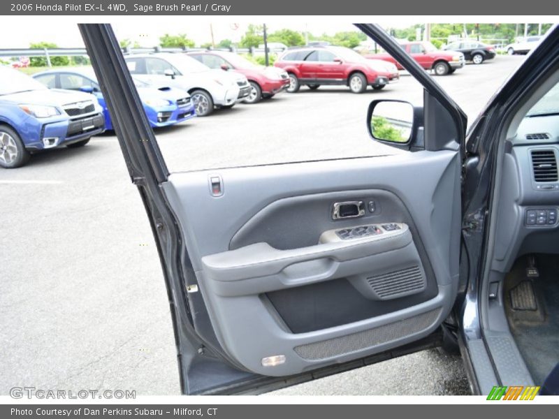 Sage Brush Pearl / Gray 2006 Honda Pilot EX-L 4WD
