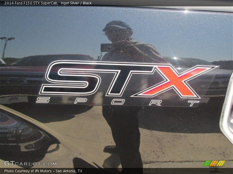 Ingot Silver / Black 2014 Ford F150 STX SuperCab