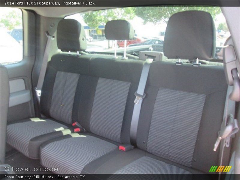 Ingot Silver / Black 2014 Ford F150 STX SuperCab