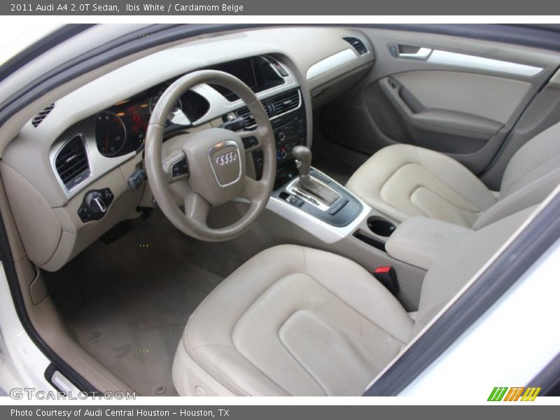  2011 A4 2.0T Sedan Cardamom Beige Interior