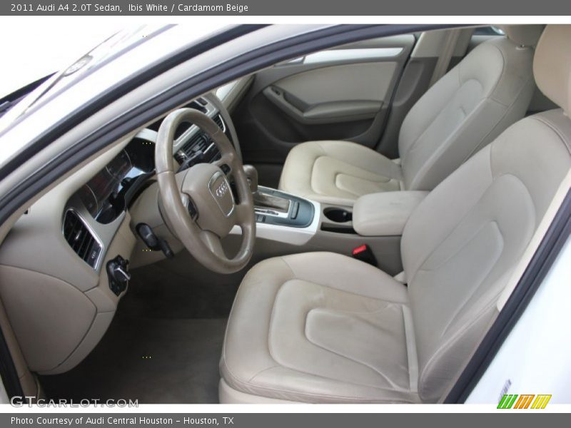 Front Seat of 2011 A4 2.0T Sedan