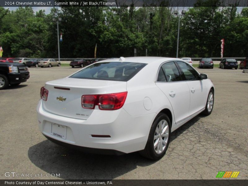 Summit White / Jet Black/Titanium 2014 Chevrolet Malibu LT