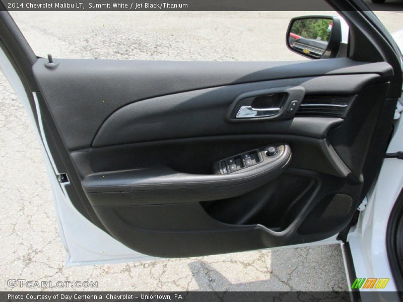 Summit White / Jet Black/Titanium 2014 Chevrolet Malibu LT