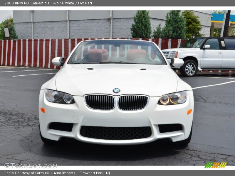Alpine White / Fox Red 2008 BMW M3 Convertible