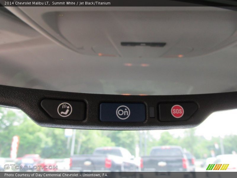 Summit White / Jet Black/Titanium 2014 Chevrolet Malibu LT