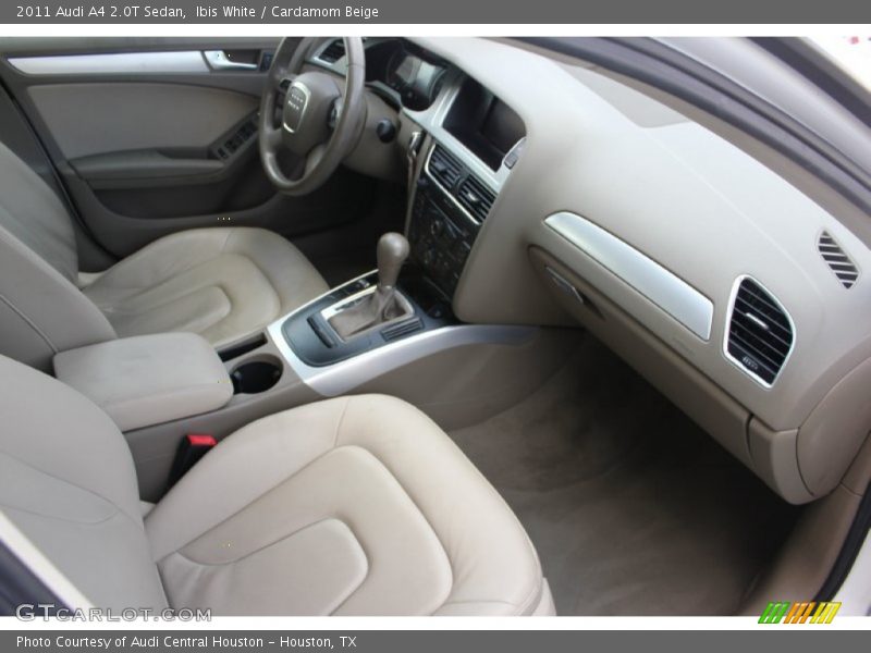Ibis White / Cardamom Beige 2011 Audi A4 2.0T Sedan
