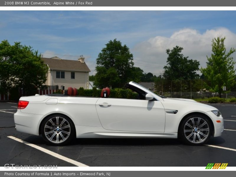 Alpine White / Fox Red 2008 BMW M3 Convertible