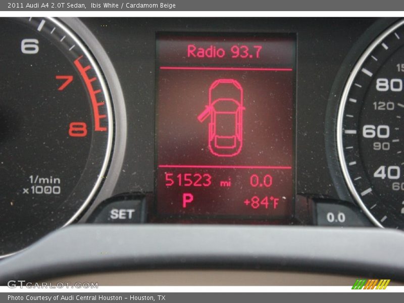 Ibis White / Cardamom Beige 2011 Audi A4 2.0T Sedan