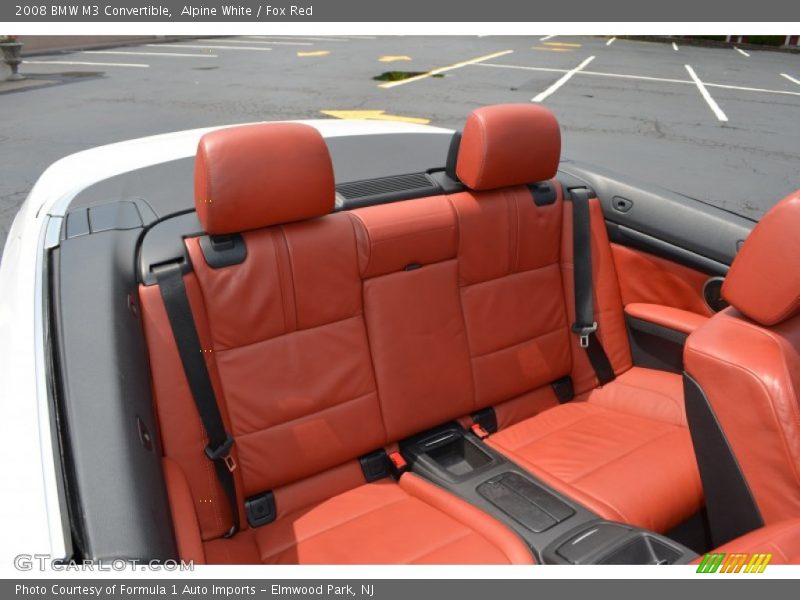 Rear Seat of 2008 M3 Convertible