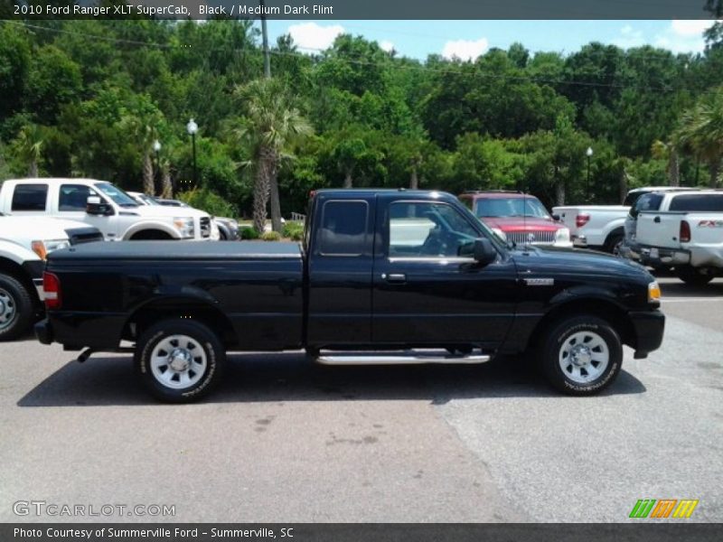 Black / Medium Dark Flint 2010 Ford Ranger XLT SuperCab