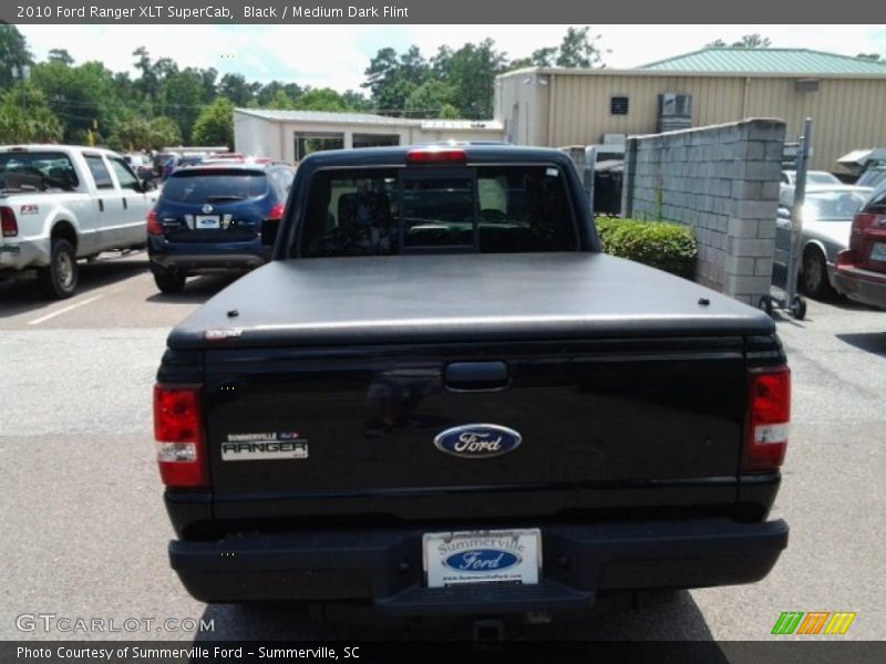 Black / Medium Dark Flint 2010 Ford Ranger XLT SuperCab