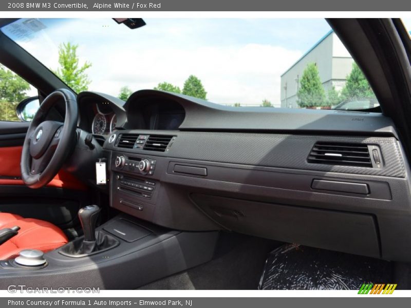 Alpine White / Fox Red 2008 BMW M3 Convertible