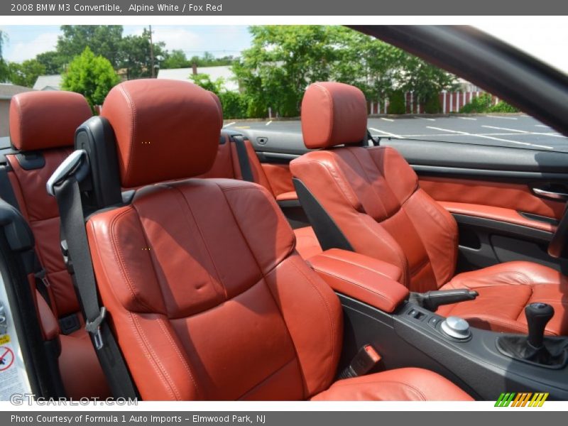 Alpine White / Fox Red 2008 BMW M3 Convertible