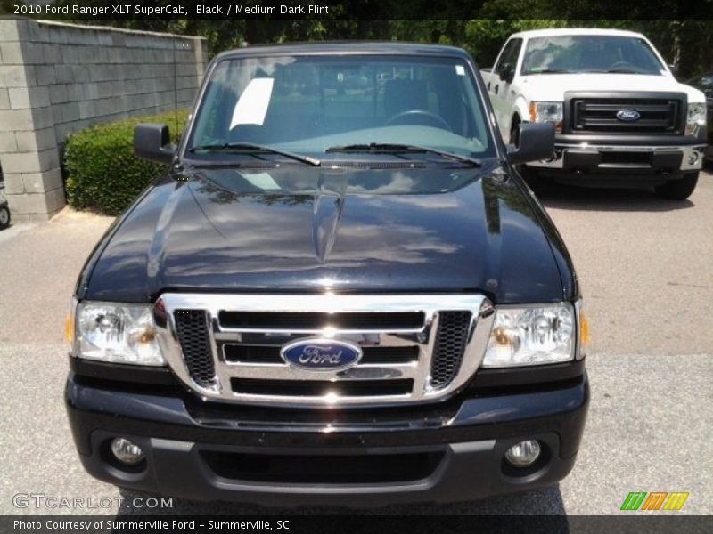 Black / Medium Dark Flint 2010 Ford Ranger XLT SuperCab