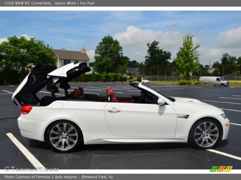 Alpine White / Fox Red 2008 BMW M3 Convertible