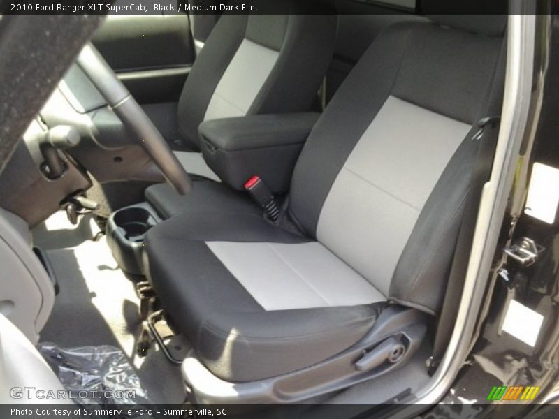 Black / Medium Dark Flint 2010 Ford Ranger XLT SuperCab