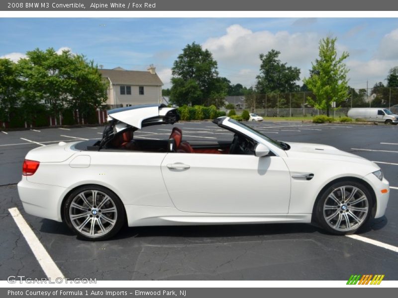 Alpine White / Fox Red 2008 BMW M3 Convertible