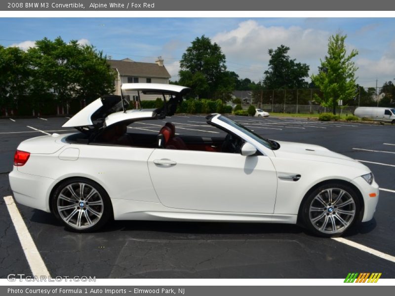 Alpine White / Fox Red 2008 BMW M3 Convertible