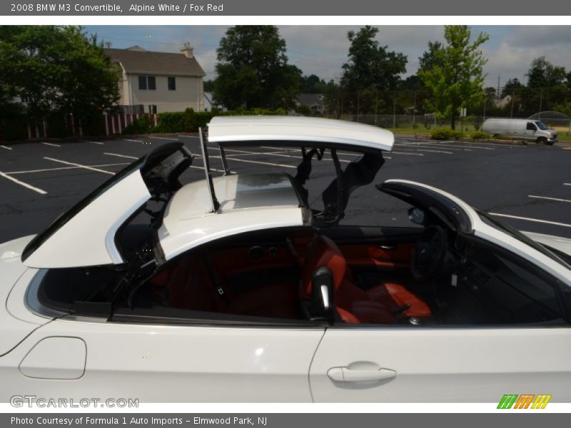 Alpine White / Fox Red 2008 BMW M3 Convertible