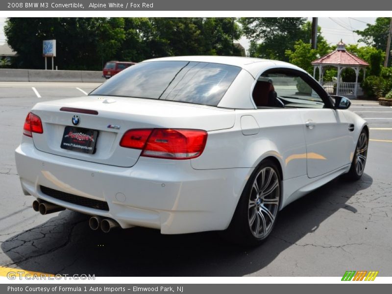 Alpine White / Fox Red 2008 BMW M3 Convertible