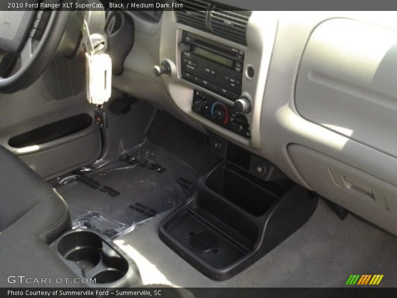 Black / Medium Dark Flint 2010 Ford Ranger XLT SuperCab