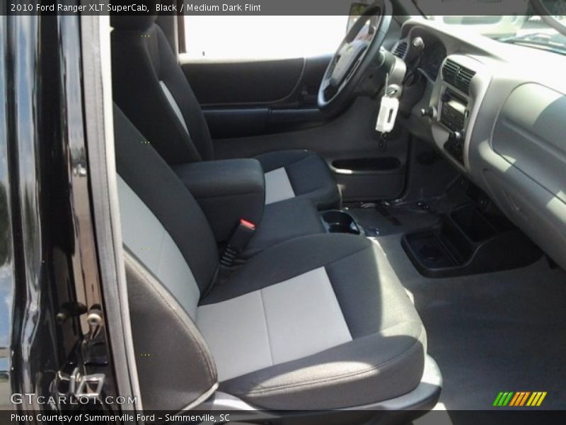 Black / Medium Dark Flint 2010 Ford Ranger XLT SuperCab