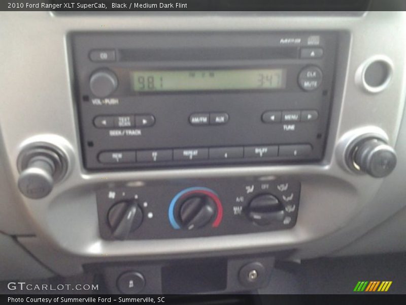 Black / Medium Dark Flint 2010 Ford Ranger XLT SuperCab
