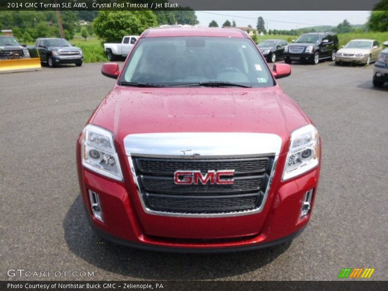 Crystal Red Tintcoat / Jet Black 2014 GMC Terrain SLE AWD