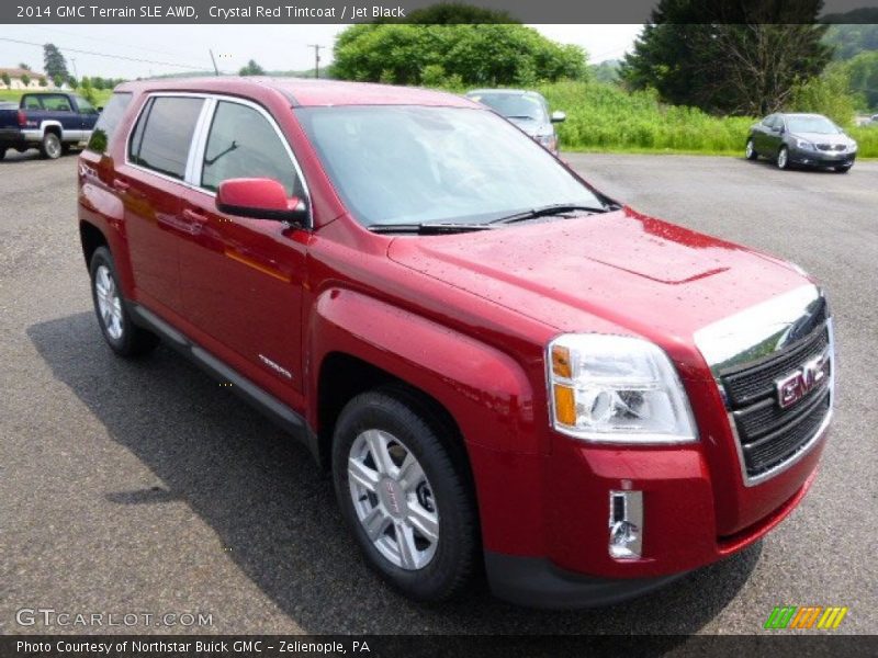 Crystal Red Tintcoat / Jet Black 2014 GMC Terrain SLE AWD
